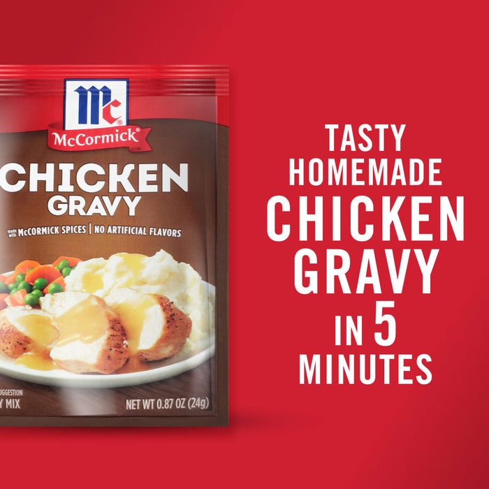 McCormick® Chicken Gravy Mix, 0.87 oz (6-Pack)