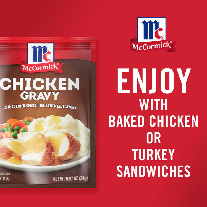 McCormick® Chicken Gravy Mix, 0.87 oz (6-Pack)