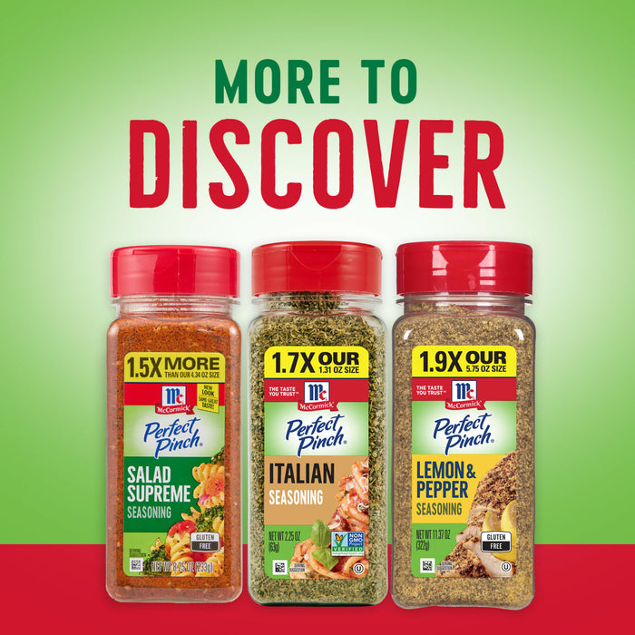 McCormick Perfect Pinch spices are featured with the text More to Discover.
