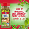 Perfect Pinch Italian Seasoning is a blend of marjoram, basil, rosemary, thyme, oregano, savory and sage.