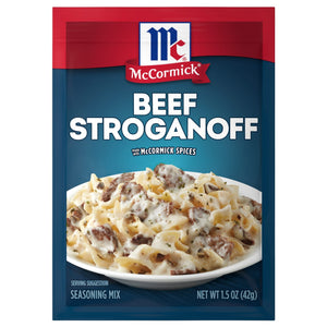 McCormick® Beef Stroganoff Sauce Seasoning Mix, 1.5 oz (6-Pack)