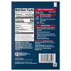 The back of a Mccormick Regular Beef Stroganoff Sauce Mix Envelope 1.5 Oz package displays nutrition facts, ingredients, and easy three step cooking directions.
