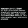 A list of ingredients for Mccormick Regular Beef Stroganoff Sauce Mix Envelope 1.5 Oz including enriched wheat flour, wheat starch, salt, garlic powder, onion, buttermilk, mushroom, spices, and citric acid.