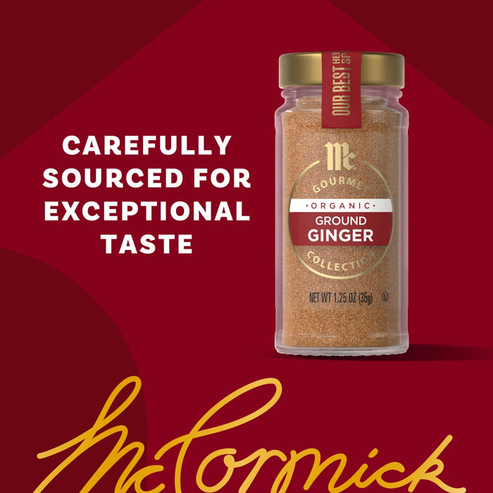 McCormick Ground Ginger is carefully sourced for exceptional taste.