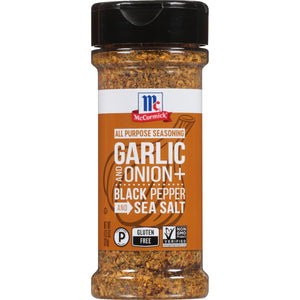 McCormick® Garlic and Onion, Black Pepper and Sea Salt All Purpose Seasoning, 4.25 oz