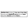 A nutrition facts label for Mccormick Signature Seasoning Savory Garlic Onion Oz showing zero calories and eighty milligrams of sodium per serving.