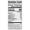 A nutrition facts label for Mccormick Creamy Garlic Alfredo Sauce Mix Envelope 1.25 Oz showing 40 calories and 330 milligrams of sodium per serving.
