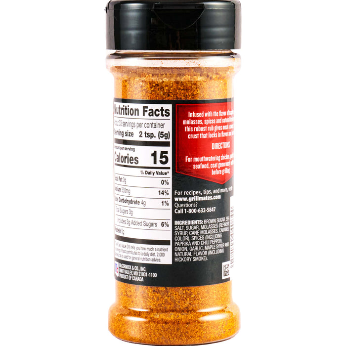 McCormick® Grill Mates® Maple BBQ Rub, 5.75 oz