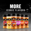 A collection of McCormick Grill Mates rubs with the text More Iconic Flavors.