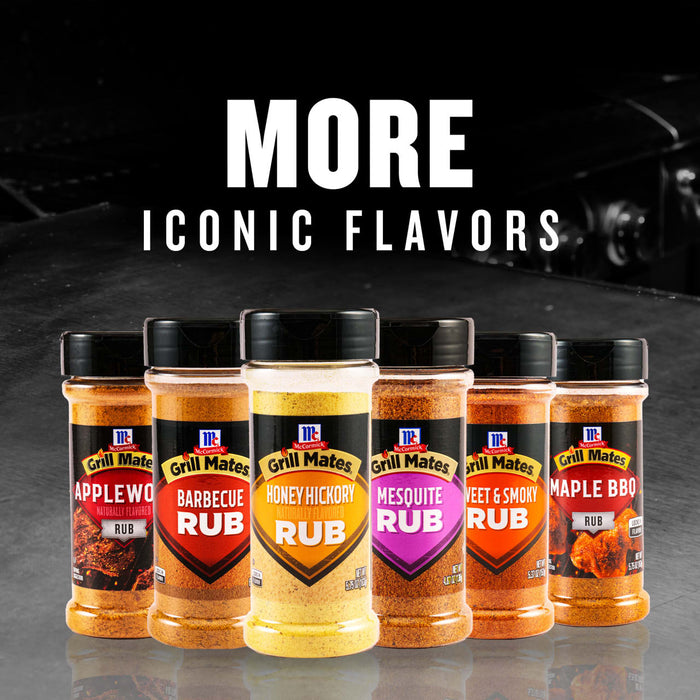 A variety of bottles of Jack Daniels BBQ rubs are displayed under the text More Iconic Flavors.