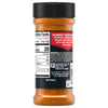 The back label of Mccormick Grill Mates Applewood Seasoning Rub 6 Oz displays nutrition facts and a list of ingredients including chili pepper, demerara sugar, and apple cider vinegar solids.