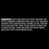 A list of ingredients for Mccormick Grill Mates Applewood Seasoning Rub 6 Oz including spices like chili pepper and mustard along with demerara sugar and applewood smoke flavor.