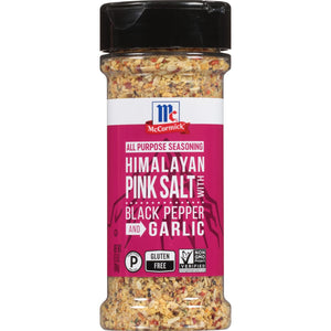 McCormick® Himalayan Pink Salt with Black Pepper and Garlic All Purpose Seasoning, 6.5 oz