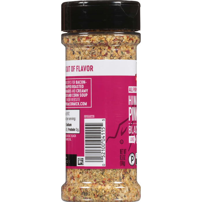 McCormick® Himalayan Pink Salt with Black Pepper and Garlic All Purpose Seasoning, 6.5 oz