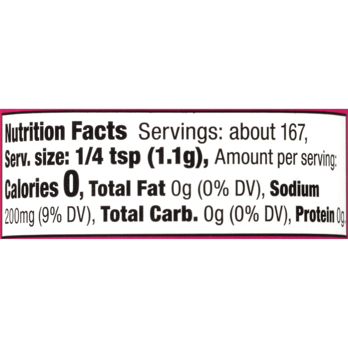 McCormick® Himalayan Pink Salt with Black Pepper and Garlic All Purpose Seasoning, 6.5 oz