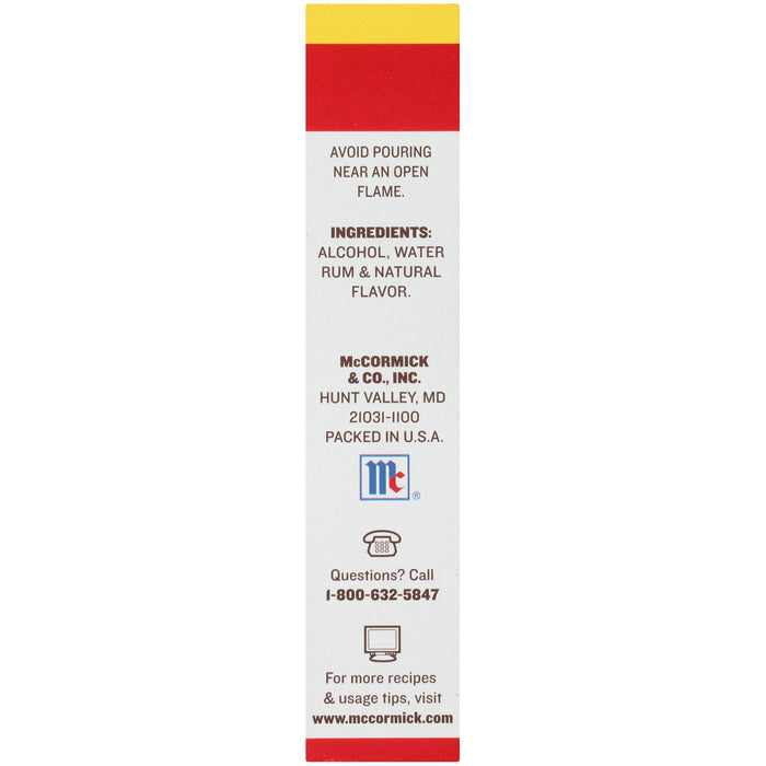 McCormick® Rum Extract, 2 fl oz