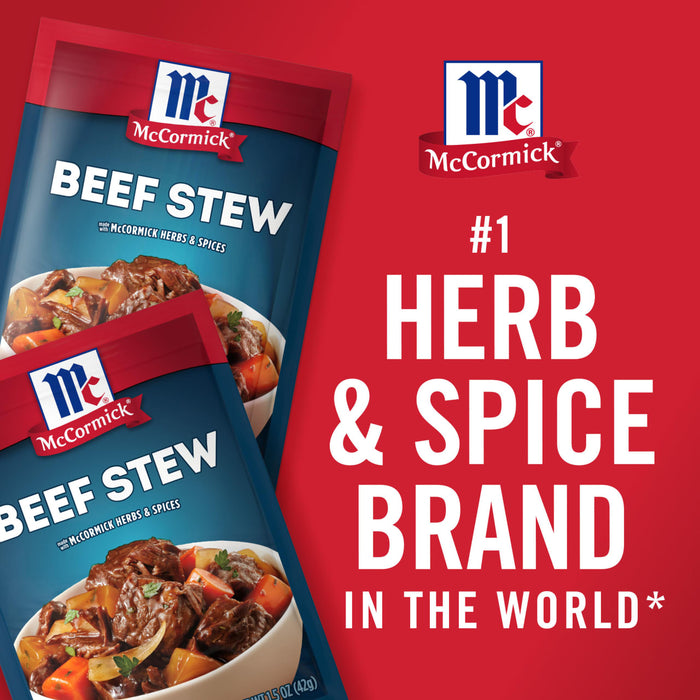 McCormick® Classic Beef Stew Seasoning Mix, 1.5 oz (6-Pack)