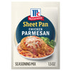McCormick Sheet Pan Chicken Parmesan seasoning mix packet.