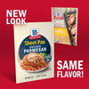 McCormick's Sheet Pan Chicken Parmesan mix features a new look but the same flavor.