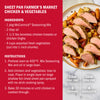Sheet Pan Farmer's Market Chicken &amp; Vegetables recipe featuring McCormick seasoning mix.