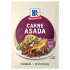 McCormick Street Taco Carne Asada Seasoning Mix package with a taco on the front.