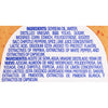 ['A list of ingredients for a product in English and Spanish.']
