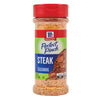 ['A bottle of McCormick Perfect Pinch Steak Seasoning.']