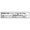 A nutrition facts label for Mccormick Perfect Pinch Steak Seasoning Ground 7 Oz showing zero calories and 320 milligrams of sodium per serving.