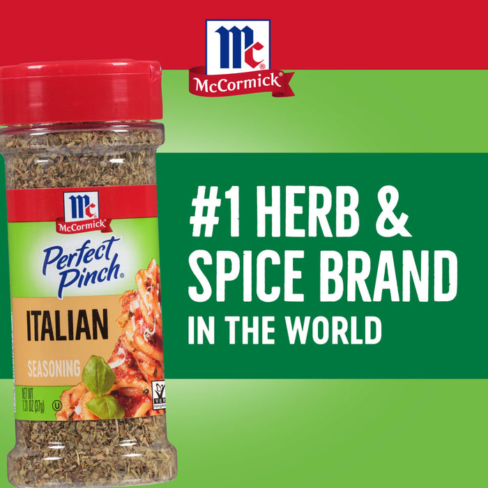 McCormick Perfect Pinch Italian Seasoning, the number one herb and spice brand in the world.