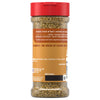 A clear plastic bottle of Mccormick Perfect Pinch Italian Seasoning Ground 1.31 Oz showing the back label with an aromatic blend of marjoram, basil, rosemary, thyme, oregano, savory, and sage.