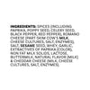 A list of ingredients for Mccormick Signature Seasoning Salad Supreme Oz including spices like paprika and poppy seed along with romano cheese and sesame seed.