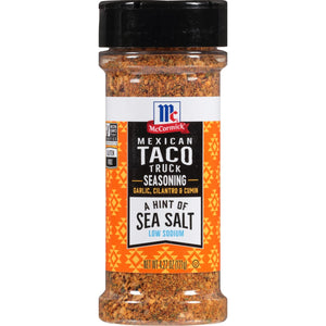 McCormick® A Hint of Sea Salt Mexican Taco Truck Seasoning, 4.27 oz
