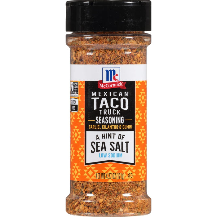 McCormick® A Hint of Sea Salt Mexican Taco Truck Seasoning, 4.27 oz