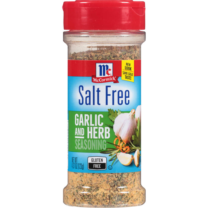 McCormick® Salt Free Garlic and Herb Seasoning, 4.37 oz