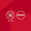 An infographic for Mccormick Garlic And Herb Seasoning Ground 4.37 Oz featuring icons that indicate the product is salt-free and kosher.