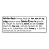 A nutrition facts label for Mccormick Garlic And Herb Seasoning Ground 4.37 Oz showing zero calories and zero grams of fat per serving.