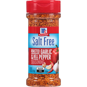 McCormick® Salt Free Roasted Garlic and Bell Pepper Seasoning, 4.34 oz