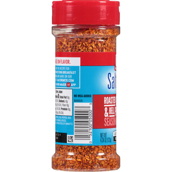 McCormick® Salt Free Roasted Garlic and Bell Pepper Seasoning, 4.34 oz
