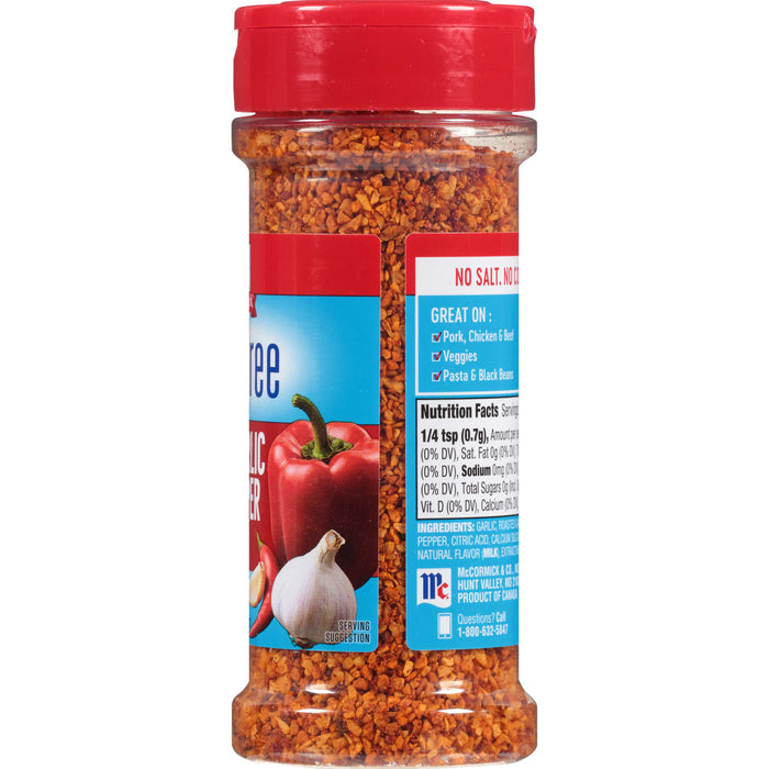 McCormick® Salt Free Roasted Garlic and Bell Pepper Seasoning, 4.34 oz