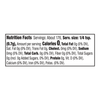 A nutrition facts label for Mccormick Roasted Garlic And Red Bell Pepper Seasoning Ground 4.34 Oz showing zero calories and zero grams of fat per one quarter teaspoon serving.