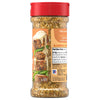 A clear plastic bottle of Mccormick Onion And Herb Seasoning Crystal 4.16 Oz featuring a red flip top lid and a label showing a serving suggestion of seasoned meat and green beans.