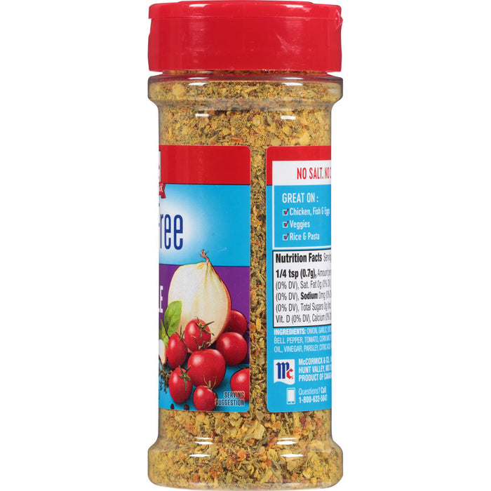McCormick® Salt Free Vegetable Seasoning, 4.16 oz