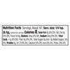 A nutrition facts label for Mccormick Vegetable Seasoning Assorted Form 4.16 Oz showing zero calories and zero grams of fat per serving.