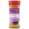 The back of a bottle of Mccormick Vegetable Seasoning Assorted Form 4.16 Oz is shown, detailing the nutrition facts and ingredients like onion, garlic, and various spices.