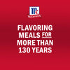 McCormick logo and text stating Flavoring meals for more than 130 years.