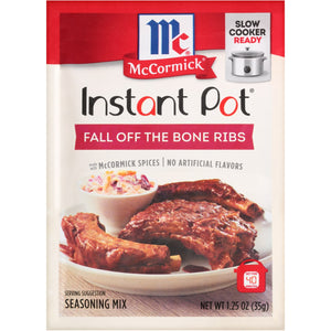 McCormick® Fall Off The Bone Ribs Instant Pot Seasoning Mix, 1.25 oz