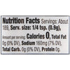 ['Nutrition facts label for a product with 0 calories per serving.']