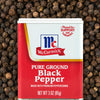 ['A can of McCormick Pure Ground Black Pepper.']