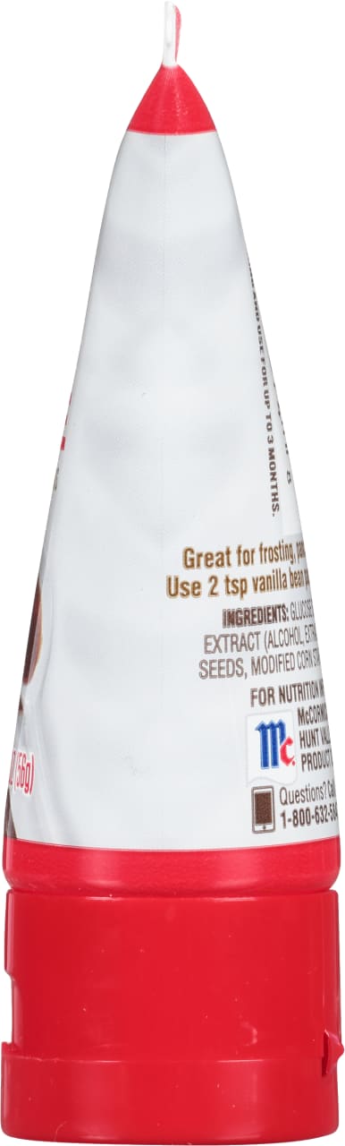 ['McCormick Vanilla Bean Paste is great for frosting, pastries and more.']