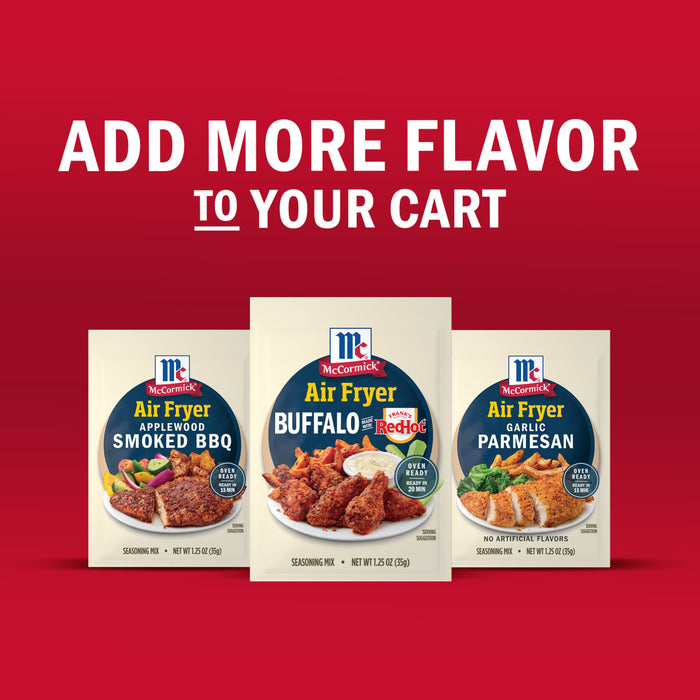 McCormick offers a variety of Air Fryer seasoning mixes to add more flavor to your cart.